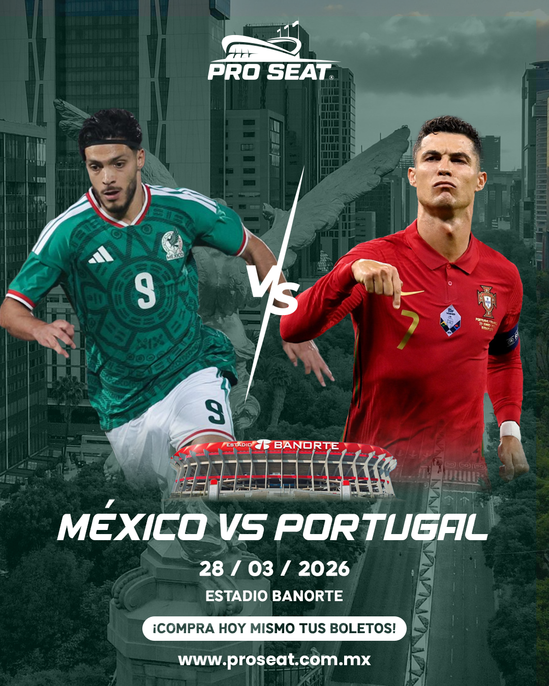 México vs Portugal (Estadio Banorte)